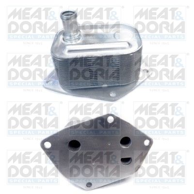 масляный радиатор, двигательное масло MEAT & DORIA 95056 для KIA RIO