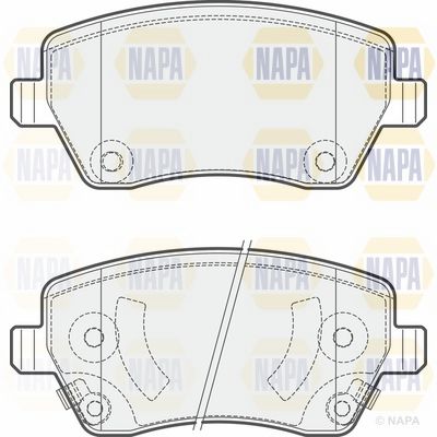 Brake Pad Set NAPA NBP1037