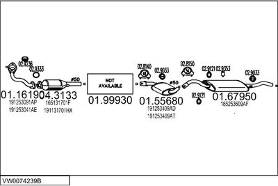 SISTEM DE ESAPAMENT MTS VW0074239B008052