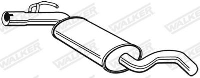 MITTELSCHALLDäMPFER WALKER 19596 8