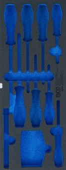 Schaumstoffeinlage, Sortimentskasten