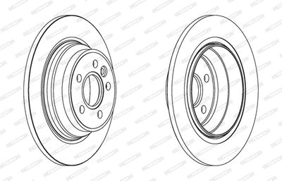Bromsskiva FERODO DDF1719