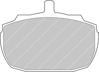 комплект спирачно феродо, дискови спирачки FERODO RACING FDS832