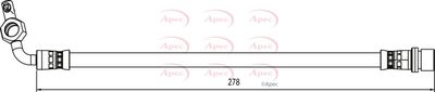 APEC Brake Hose HOS4124