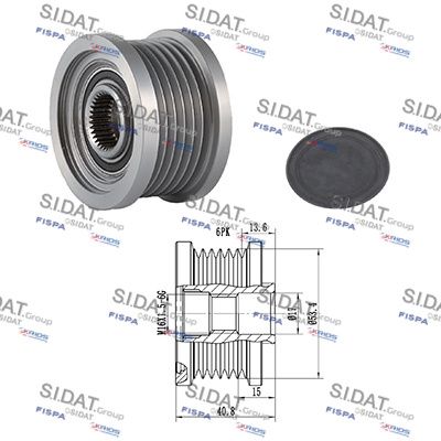 механизъм за свободен ход на генератор SIDAT 455182