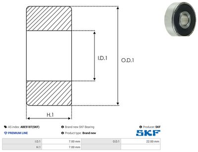 Ložisko AS-PL ABE9187(SKF)