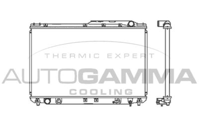 Радиатор, охлаждение двигателя AUTOGAMMA 101136 для TOYOTA CAMRY