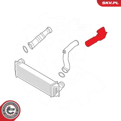 Hadice chladiče ESEN SKV 54SKV815