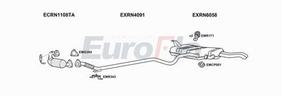 Układ wydechowy EUROFLO RNLAG20D1001B