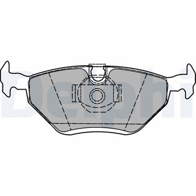 Комплект тормозных колодок, дисковый тормоз LP1423