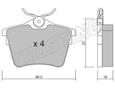 SET SABOTI FRANA TRUSTING 6180