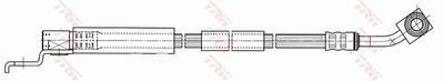 Remleiding/slang flexibel Voor Links (lengte 458mm,diameter 9,6mm/Banjo 3/8"-24) past: JEEP CHEROKEE, GRAND CHEROKEE I, WRANGLER II 2.1D-5.9 10.84-04.07