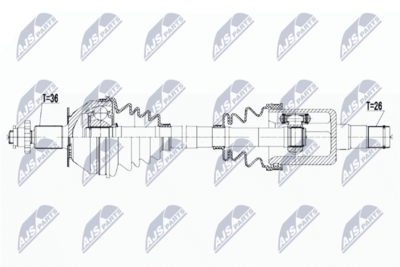 полуоска NTY NPW-WW-125