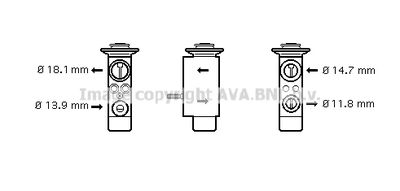 AVA-QUALITY-COOLING BW1085 Розширювальний клапан кондиціонера для MINI (Мини)
