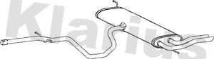 KLARIUS 270828 Глушитель выхлопных газов для SEAT LEON (1P1) 2.0 TDI KLARIUS 270828 Глушитель выхлопных газов для SEAT LEON (1P1) 2.0 TDI