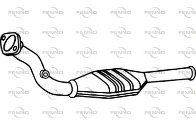 FENNO P9380CAT Каталізатор  для PEUGEOT 406 (Пежо 406)