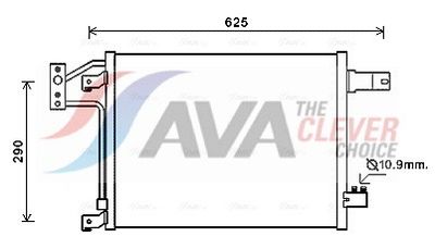 кондензатор, климатизация AVA Clever Choice JEA5049