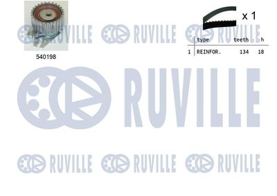 Комплект ремня ГРМ RUVILLE 550098 для FIAT BRAVO