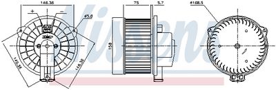 INNENRAUMGEBLäSE NISSENS 87940 5