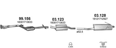 Изпускателна система POLMO POLMO00051