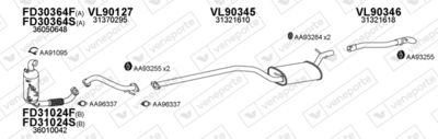 SISTEM DE ESAPAMENT VENEPORTE 900216