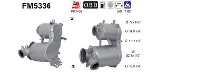 FILTRU FUNINGINE/PARTICULE SIST.DE ESAPAMENT