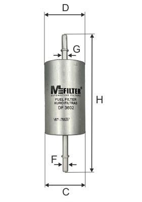 FILTRU COMBUSTIBIL MFILTER