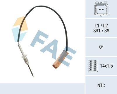 czujnik, temperatura spalin FAE 68610
