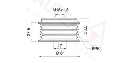 SISTEM ROATA LIBERA GENERATOR AUTEX 621008 1