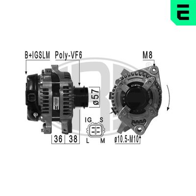 GENERATOR / ALTERNATOR ERA 210978A