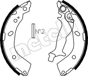 Brake Shoe Set 53-0178