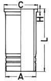 Cylinderhylsa KOLBENSCHMIDT 89862110