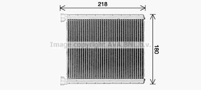 Теплообменник, отопление салона AVA QUALITY COOLING MS6763 для MERCEDES-BENZ GLA-CLASS