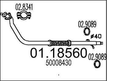 RACORD EVACUARE MTS 0118560