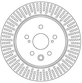 BREMSSCHEIBE TRW DF6691 1
