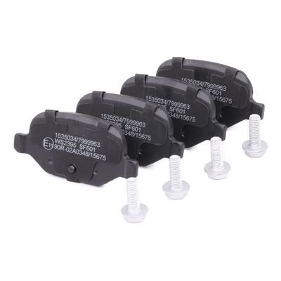 комплект спирачно феродо, дискови спирачки RIDEX 402B0314