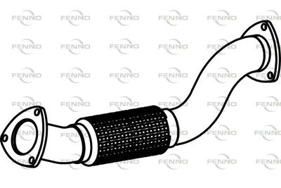 Rura wydechowa FENNO P2246