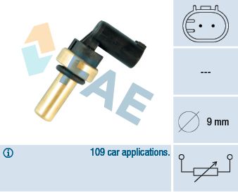 FAE 32705 Датчик температури охолоджуючої рідини для FIAT (Фиат)