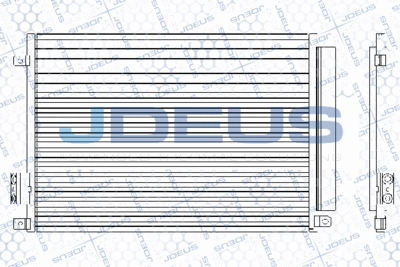 Конденсатор, кондиционер JDEUS RA7111230 для LANCIA YPSILON