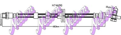 KAWE H7469Q Тормозной шланг  для LAND ROVER RANGE ROVER III (L322) 3.6 D 4x4