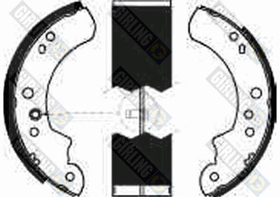 Комплект тормозных колодок GIRLING 5162221 для CARBODIES FX