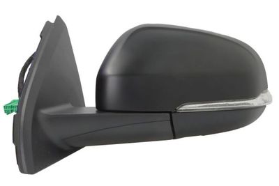 Zijspiegel Links (elektrisch, asferisch, met verwarming, under-coated, elektrisch opklapbaar, met indicator, met temperatuursensor) past: VOLVO S60 II 04.10-02.19