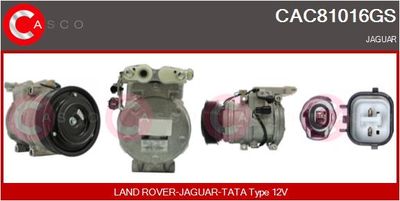 Компрессор, кондиционер CASCO CAC81016GS для JAGUAR XK