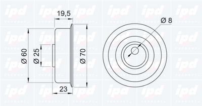 ROLA INTINZATOR CUREA DISTRIBUTIE IPD 140197 1