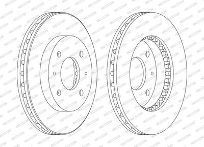 DISC FRANA FERODO DDF885C 1