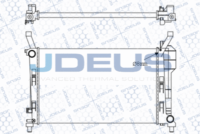 Радиатор, охлаждение двигателя JDEUS M-0171120 для MERCEDES-BENZ A-CLASS
