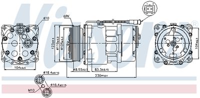 COMPRESOR CLIMATIZARE NISSENS 89192 4