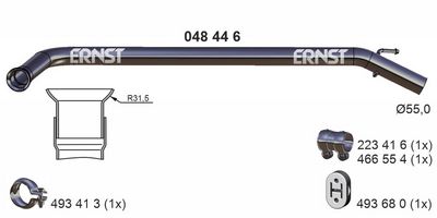 RACORD EVACUARE ERNST 048446