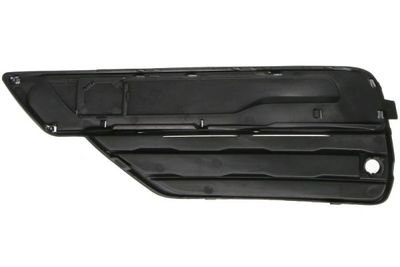 Voorbumper afdekking Voor Rechts (verchroomd frame, plastic, zwart) past: VOLVO XC90 II 09.14-01.20