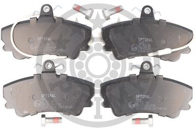 Zestaw klocków hamulcowych, hamulce tarczowe OPTIMAL BP-09801